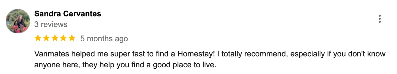 vanmates accommodation student housing review