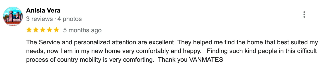 vanmates accommodation student housing review