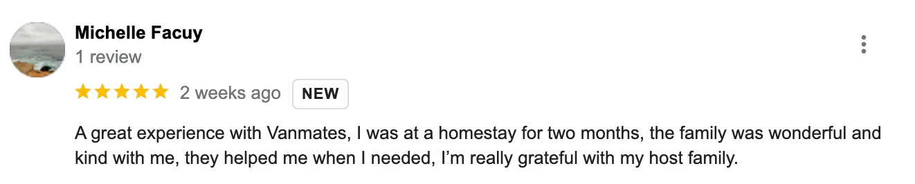 vanmates accommodation student housing review